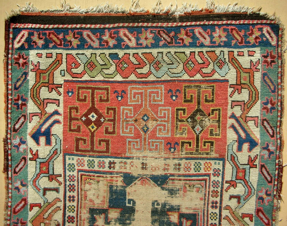 Antique Shahsavan rug fragment, North West Iran, Azerbaijan
